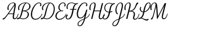 Fourth Thin Font UPPERCASE
