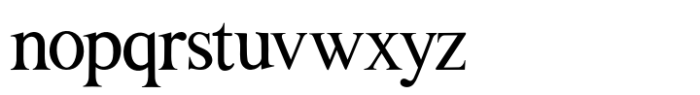 Fox Adonis Regular Font LOWERCASE