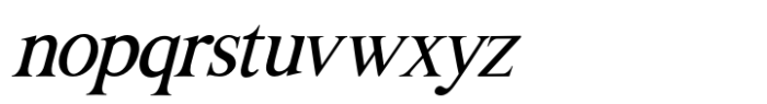 Fox Adonis Slant Font LOWERCASE
