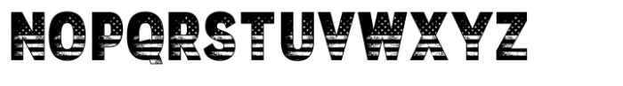 Fox American Font UPPERCASE