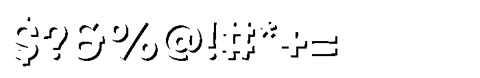 Fox Birdie Shadow Shadow Font OTHER CHARS