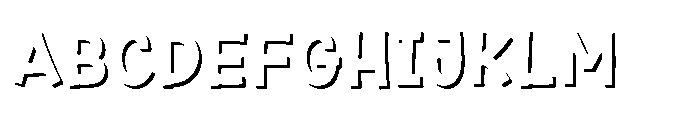 Fox Birdie Shadow Shadow Font UPPERCASE