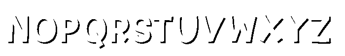 Fox Birdie Shadow Shadow Font UPPERCASE