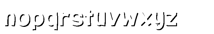 Fox Birdie Shadow Shadow Font LOWERCASE