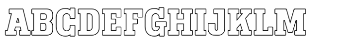 Fox Boating Strokes Outline Font