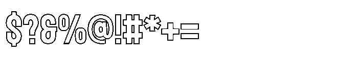 Fox Boldium Shadow Fox Boldium Outline Outline Font OTHER CHARS