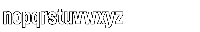 Fox Boldium Shadow Fox Boldium Outline Outline Font LOWERCASE