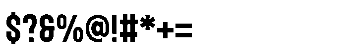 Fox Boldium Shadow Fox Boldium Regular Font OTHER CHARS