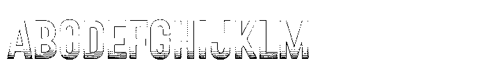 Fox Boldium Shadow Fox Boldium Spot Spot Font UPPERCASE