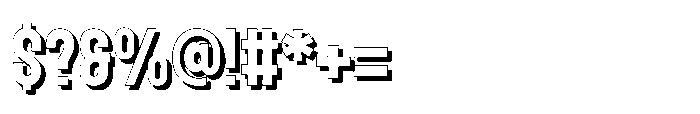Fox Boldium Shadow Shadow Font OTHER CHARS