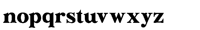 Fox Bravion Regular Font LOWERCASE