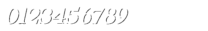 Fox Bravion Shadow Slant Shadow Slant Font OTHER CHARS