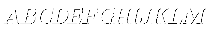 Fox Bravion Shadow Slant Shadow Slant Font UPPERCASE