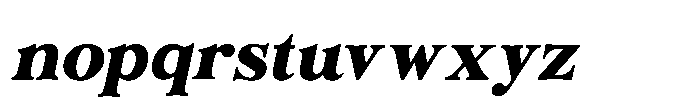 Fox Bravion Slant Slant Font LOWERCASE