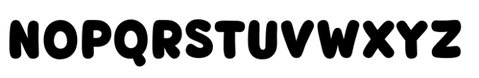 Fox Chubby Regular Font UPPERCASE