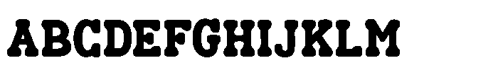 Fox Cynthia Regular Font UPPERCASE