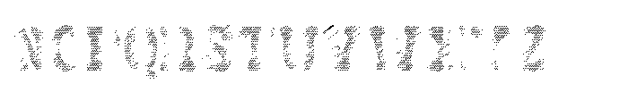 Fox Cynthia Strokes Strokes Font UPPERCASE