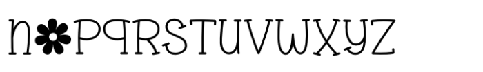 Fox Daisy Regular Font LOWERCASE