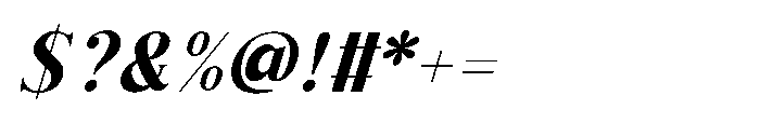 Fox Deliora Slant Slant Font OTHER CHARS