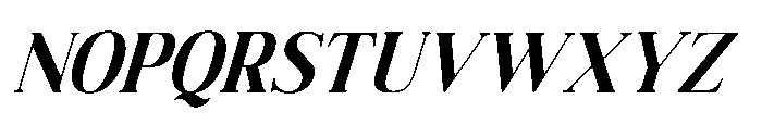 Fox Deliora Slant Slant Font UPPERCASE