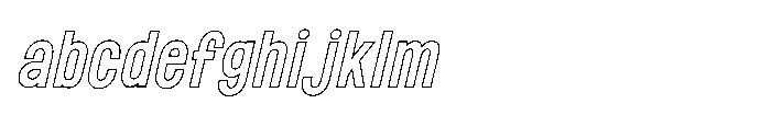 Fox Elliot Slant Outline Slant Outline FONT