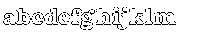 Fox Galloria Outline Outline FONT
