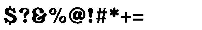 Fox Galloria Regular Font OTHER CHARS