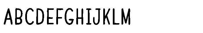 Fox Genius Regular Font UPPERCASE