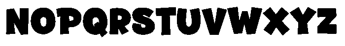 Fox Glima Regular Font UPPERCASE