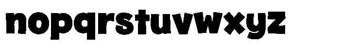 Fox Glima Regular Font LOWERCASE