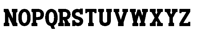 Fox Granite Regular Font UPPERCASE