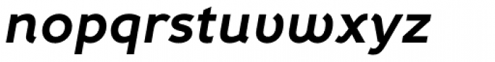 Fox Grotesque Pro Bold Italic Font LOWERCASE