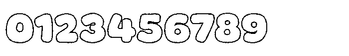 Fox Jumbo Outline Outline Font OTHER CHARS