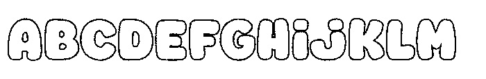 Fox Jumbo Outline Outline FONT