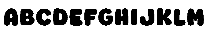 Fox Jumbo Regular Font UPPERCASE