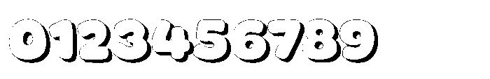 Fox Jumbo Shadow Shadow Font OTHER CHARS