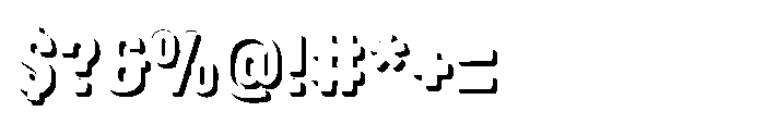 Fox Kamari Shadow Shadow Font OTHER CHARS