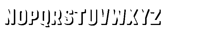 Fox Kamari Shadow Shadow Font UPPERCASE