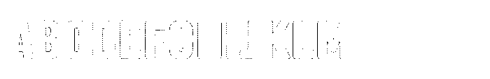Fox Kamari Spot Spot Font UPPERCASE