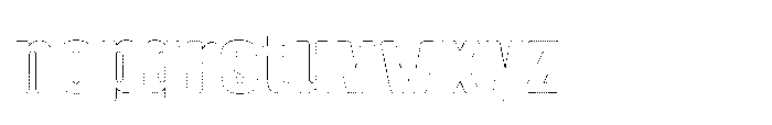 Fox Kamari Spot Spot Font LOWERCASE