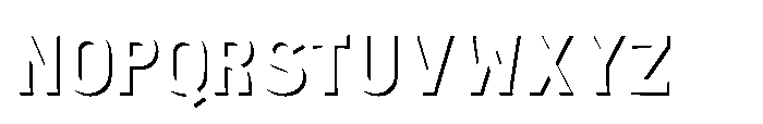 Fox Minko Shadow Shadow Font UPPERCASE