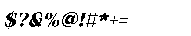 Fox Miravel Slant Slant Font OTHER CHARS