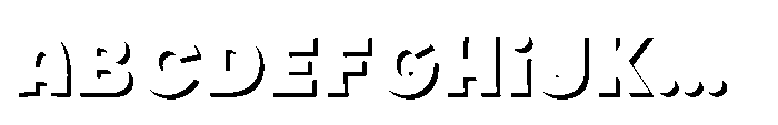 Fox Nibble Shadow Shadow FONT