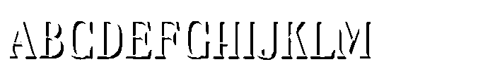 Fox Nuggie Shadow Shadow Font UPPERCASE