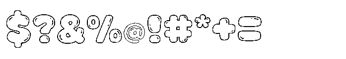 Fox Orbit Bubble Outline Bubble Outline Font OTHER CHARS