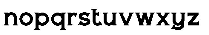 Fox Patricia Bold Bold Font LOWERCASE