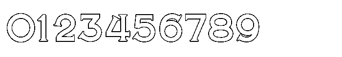 Fox Patricia Bold Outline Bold Outline Font OTHER CHARS