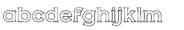 Fox Patricia Bold Outline Bold Outline FONT