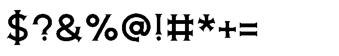 Fox Patricia Regular Font OTHER CHARS