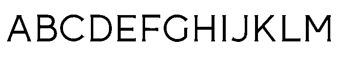 Fox Patricia Thin Thin Font UPPERCASE